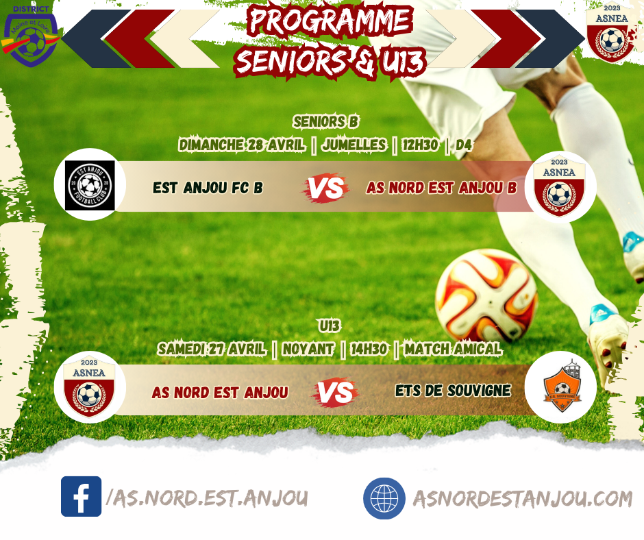 Programme du 27/04 & 28/04