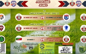 Programme du 02/12 &amp; 03/12