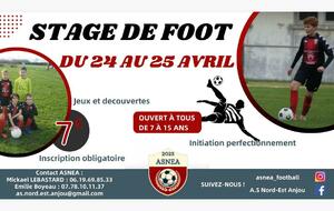 Stage foot - 24 &amp; 25 Avril