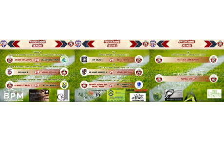 Programme du 14/10 &amp;15/10