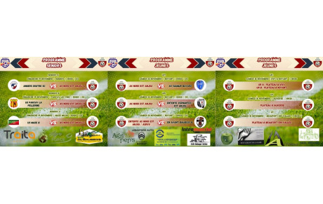 Programme du 18/11 &amp; 19/11