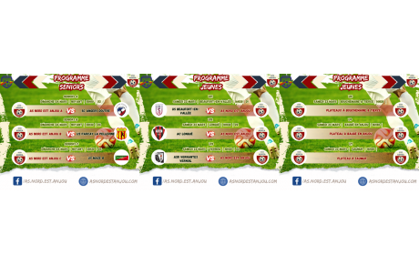 Programme du 23/03 &amp; 24/03