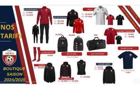 BOUTIQUE 2024/2025