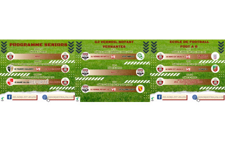 PROGRAMME DU 18/01 &amp; 19/01/2025