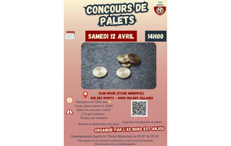 CONCOURS DE PALETS - 12/04/2025