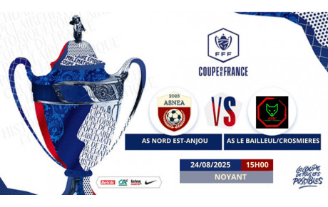 COUPE DE FRANCE 2025/2026 - 1er Tour