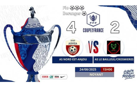 COUPE DE FRANCE- Résultats 1er tour