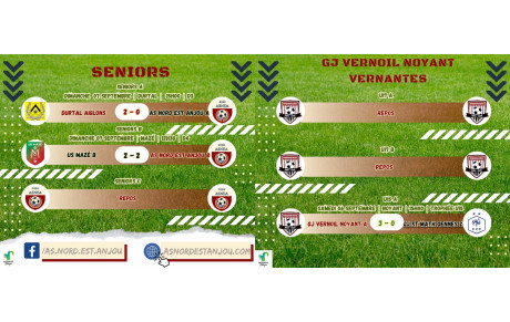 RÉSULTATS DU 06/09 &amp; 07/09