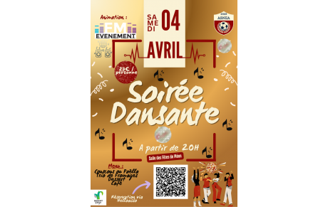 SOIRÉE DANSANTE - 04 AVRIL 2026