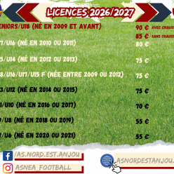 Licences Saison 2026/2027