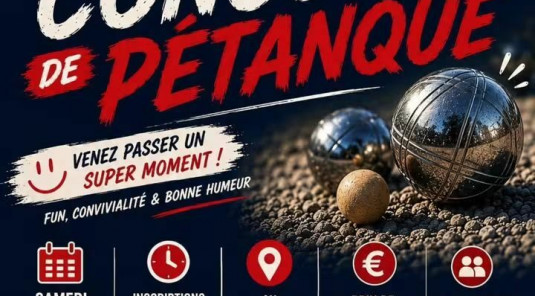 Concours de pétanque -12 Septembre 2026